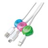 Dotz Cord ID, 10 Multi-Colored Identifiers, 40 Punch Out Icons 21211